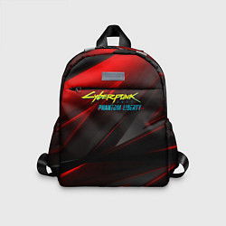 Детский рюкзак Cyberpunk 2077 phantom liberty red black logo