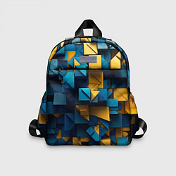 Детский рюкзак Объёмная геометрия, цвет: 3D-принт