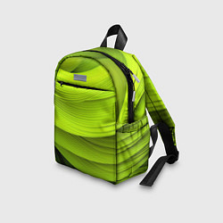 Детский рюкзак Зеленый абстрактный фон, цвет: 3D-принт — фото 2