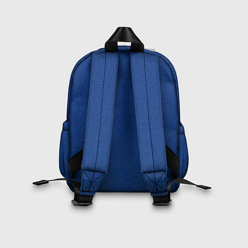 Детский рюкзак Однотонный синий рябь / 3D-принт – фото 2