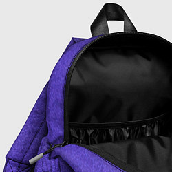 Детский рюкзак Текстура ажурный сиреневый, цвет: 3D-принт — фото 2