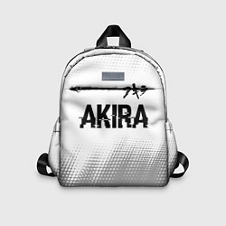 Детский рюкзак Akira glitch на светлом фоне: символ сверху