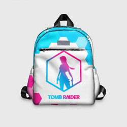 Детский рюкзак Tomb Raider neon gradient style