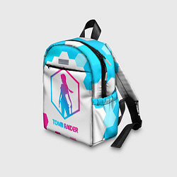 Детский рюкзак Tomb Raider neon gradient style, цвет: 3D-принт — фото 2