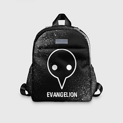 Детский рюкзак Evangelion glitch на темном фоне
