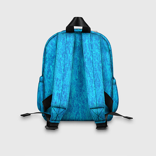 Детский рюкзак Абстракция лазурный голубой / 3D-принт – фото 2