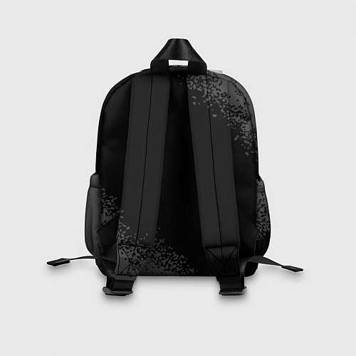 Детский рюкзак Cyberpunk 2077 glitch на темном фоне: надпись, сим / 3D-принт – фото 2