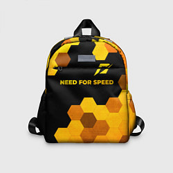 Детский рюкзак Need for Speed - gold gradient: символ сверху