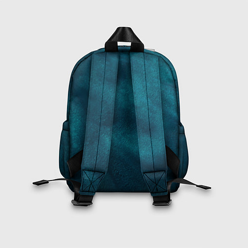 Детский рюкзак Синие туманные камешки / 3D-принт – фото 2