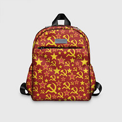 Детский рюкзак СССР Серп и Молот, цвет: 3D-принт
