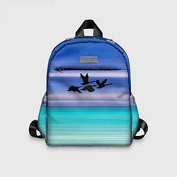Детский рюкзак Летят лебеди, цвет: 3D-принт
