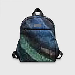 Детский рюкзак Пиксельный узор, цвет: 3D-принт