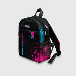 Детский рюкзак Danganronpa - neon gradient: надпись, символ, цвет: 3D-принт — фото 2