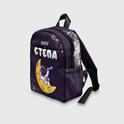 Детский рюкзак Стёпа космонавт отдыхает на Луне, цвет: 3D-принт — фото 2
