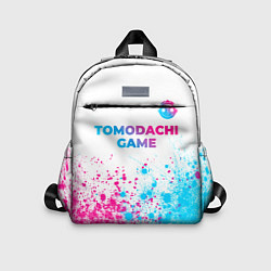 Детский рюкзак Tomodachi Game neon gradient style: символ сверху