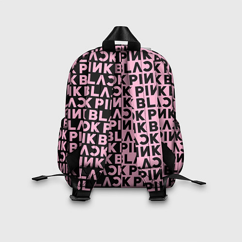 Детский рюкзак Blackpink - pink text / 3D-принт – фото 2