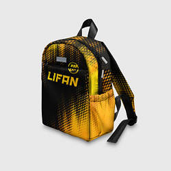 Детский рюкзак Lifan - gold gradient: символ сверху, цвет: 3D-принт — фото 2