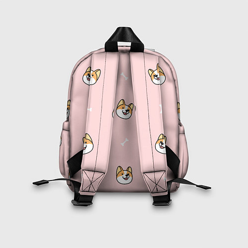 Детский рюкзак Pink corgi / 3D-принт – фото 2