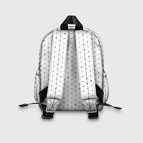 Детский рюкзак Danganronpa glitch на светлом фоне: надпись, симво / 3D-принт – фото 2