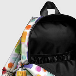 Детский рюкзак Разноцветные фигурки, цвет: 3D-принт — фото 2