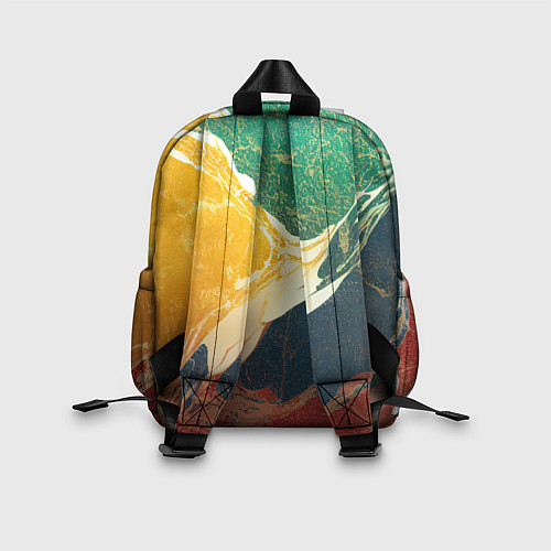 Детский рюкзак Мраморная радуга / 3D-принт – фото 2