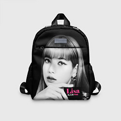 Детский рюкзак Blackpink Lisa Business card, цвет: 3D-принт