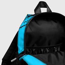 Детский рюкзак DanMachi - neon gradient: надпись, символ, цвет: 3D-принт — фото 2