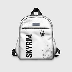 Детский рюкзак Skyrim glitch на светлом фоне: надпись, символ, цвет: 3D-принт