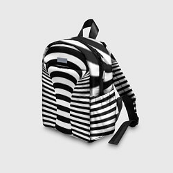 Детский рюкзак Черно-белая иллюзия, цвет: 3D-принт — фото 2