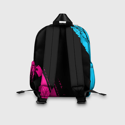 Детский рюкзак Spirited Away - neon gradient: надпись, символ / 3D-принт – фото 2