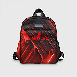 Детский рюкзак CS GO red neon