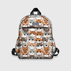 Детский рюкзак Паттерн милые котики, цвет: 3D-принт