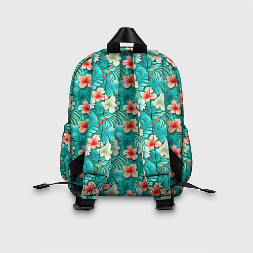 Детский рюкзак Летние цветочки паттерн / 3D-принт – фото 2