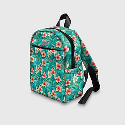 Детский рюкзак Летние цветочки паттерн, цвет: 3D-принт — фото 2
