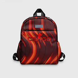 Детский рюкзак CS GO red neon