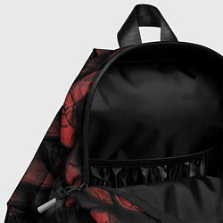 Детский рюкзак Объемная текстура из темных плит, цвет: 3D-принт — фото 2