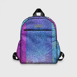 Детский рюкзак Трёхцветные узоры, цвет: 3D-принт