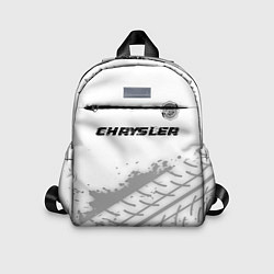 Детский рюкзак Chrysler speed на светлом фоне со следами шин: сим