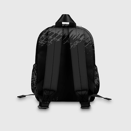 Детский рюкзак Ford speed на темном фоне со следами шин / 3D-принт – фото 2