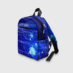 Детский рюкзак Потоковые линии, цвет: 3D-принт — фото 2