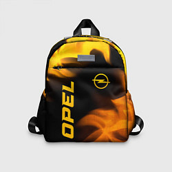 Детский рюкзак Opel - gold gradient: надпись, символ, цвет: 3D-принт