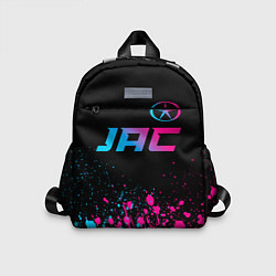 Детский рюкзак JAC - neon gradient: символ сверху, цвет: 3D-принт