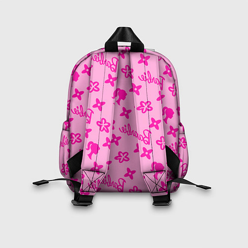 Детский рюкзак Барби паттерн розовый / 3D-принт – фото 2