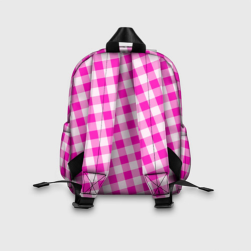 Детский рюкзак Розовая клетка Барби / 3D-принт – фото 2