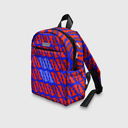 Детский рюкзак Ретро молнии красно-синие, цвет: 3D-принт — фото 2