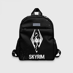Детский рюкзак Skyrim glitch на темном фоне, цвет: 3D-принт