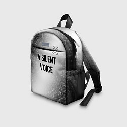 Детский рюкзак A Silent Voice glitch на светлом фоне: символ свер, цвет: 3D-принт — фото 2