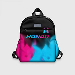 Детский рюкзак Honda - neon gradient: символ сверху, цвет: 3D-принт