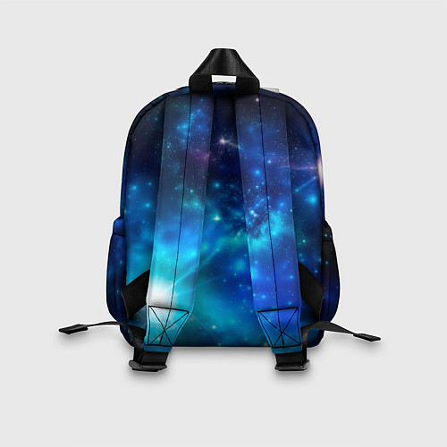 Детский рюкзак Звёздный космос чёрно-синий / 3D-принт – фото 2