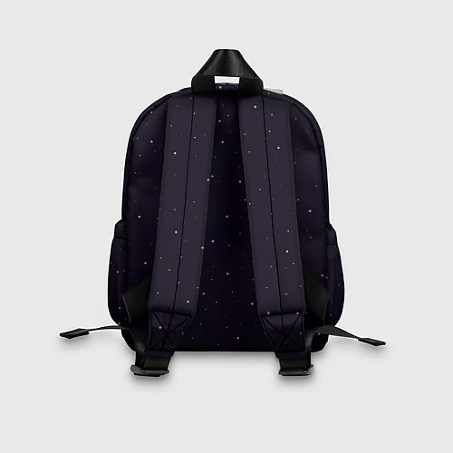 Детский рюкзак Абстракция ночь тёмно-фиолетовый / 3D-принт – фото 2